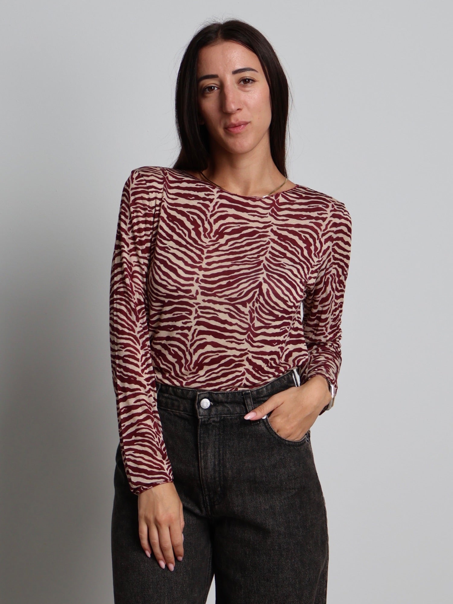 cashmerina zebrata Bordeaux Veve VE2972;cashmerina zebrata Bordeaux Veve VE2972 — foto 2