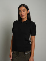 Polo zip - Nero