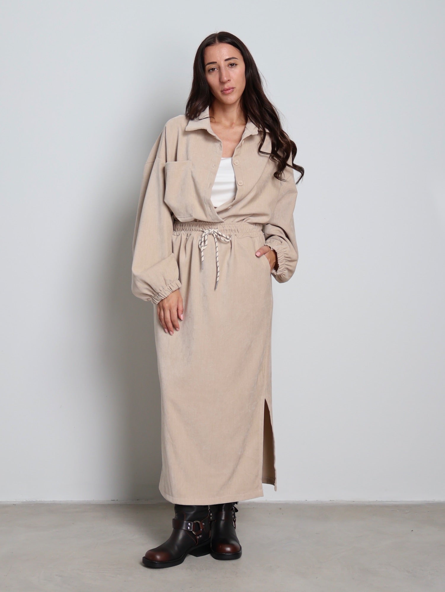 GIACCA EMILY Beige VEVE VE422;GIACCA EMILY Beige VEVE VE422 — foto 2;GIACCA EMILY Beige VEVE VE422 — foto 3;GIACCA EMILY Beige VEVE VE422 — foto 4;GIACCA EMILY Beige VEVE VE422 — foto 5