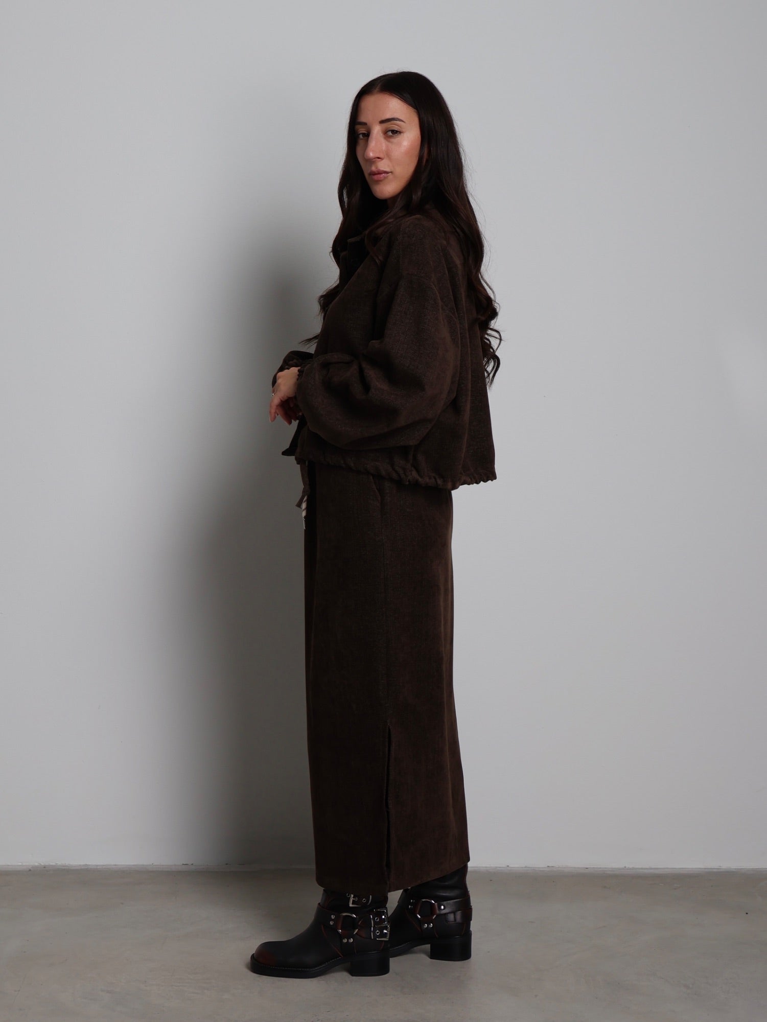 GONNA MIDI EMILY Moka VEVE VE424;GONNA MIDI EMILY Moka VEVE VE424 — foto 2;GONNA MIDI EMILY Moka VEVE VE424 — foto 3;GONNA MIDI EMILY Moka VEVE VE424 — foto 4;GONNA MIDI EMILY Moka VEVE VE424 — foto 5