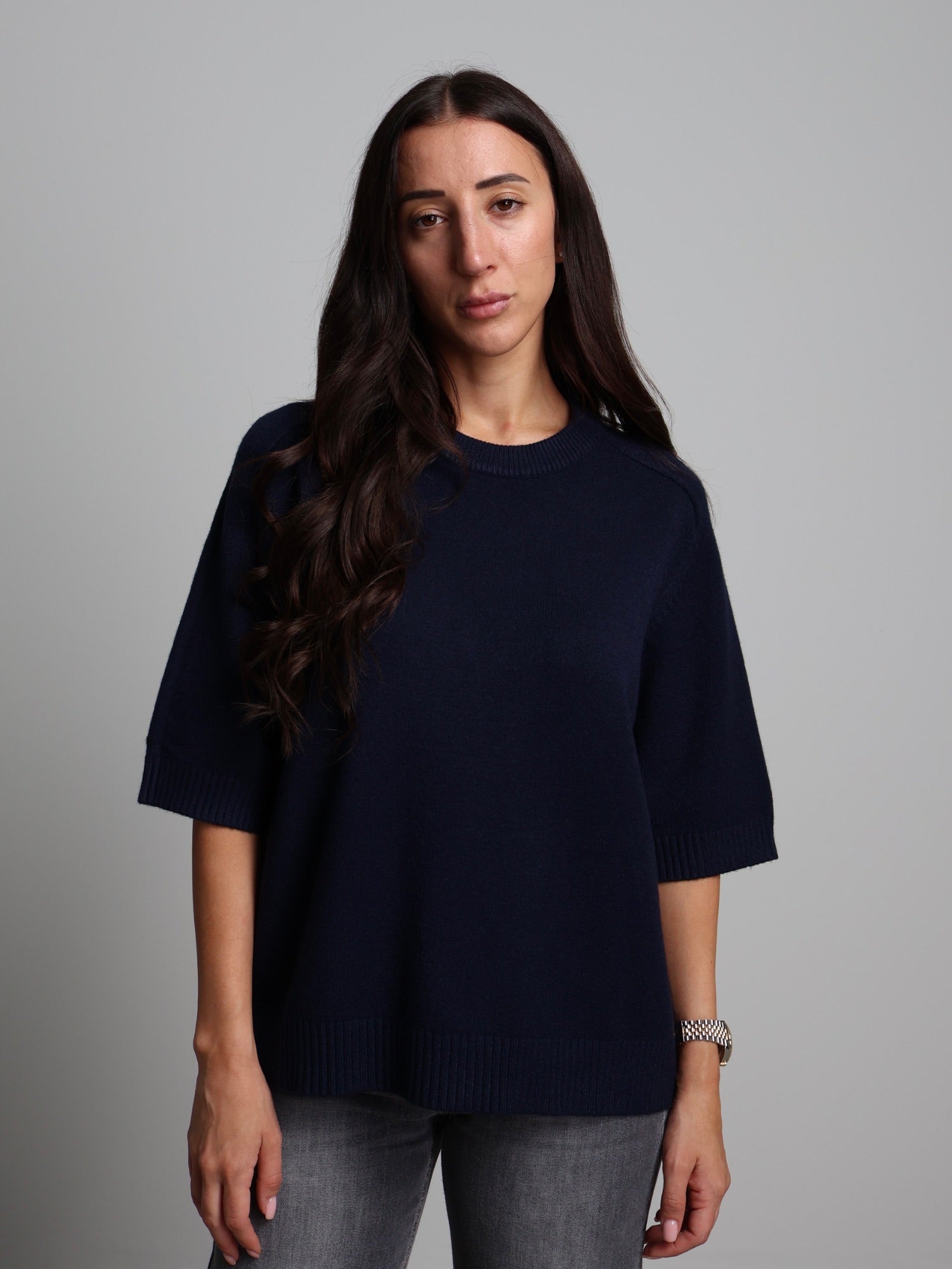 PULLOVER MEZZA MANICA Blu VEVE VE425;PULLOVER MEZZA MANICA Blu VEVE VE425 — foto 2