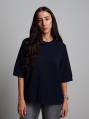 PULLOVER MEZZA MANICA Blu VEVE VE425;PULLOVER MEZZA MANICA Blu VEVE VE425 — foto 2