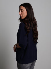 PULLOVER MEZZA MANICA Blu VEVE VE425;PULLOVER MEZZA MANICA Blu VEVE VE425 — foto 2