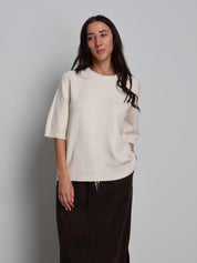 PULLOVER MEZZA MANICA Panna VEVE VE425;PULLOVER MEZZA MANICA Panna VEVE VE425 — foto 2;PULLOVER MEZZA MANICA Panna VEVE VE425 — foto 3