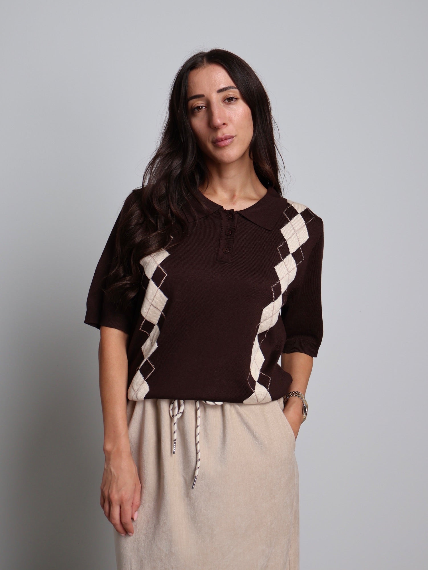 POLO ROMBI Moka VEVE VE426;POLO ROMBI Moka VEVE VE426 — foto 2;POLO ROMBI Moka VEVE VE426 — foto 3;POLO ROMBI Moka VEVE VE426 — foto 4