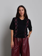 POLO ROMBI Nero VEVE VE426;POLO ROMBI Nero VEVE VE426 — foto 2;POLO ROMBI Nero VEVE VE426 — foto 3