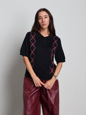 POLO ROMBI Nero VEVE VE426;POLO ROMBI Nero VEVE VE426 — foto 2;POLO ROMBI Nero VEVE VE426 — foto 3