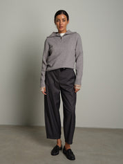 Polo zip costina Grigio VEVE VE428;Polo zip costina Grigio VEVE VE428 — foto 2;Polo zip costina Grigio VEVE VE428 — foto 3;Polo zip costina Grigio VEVE VE428 — foto 4