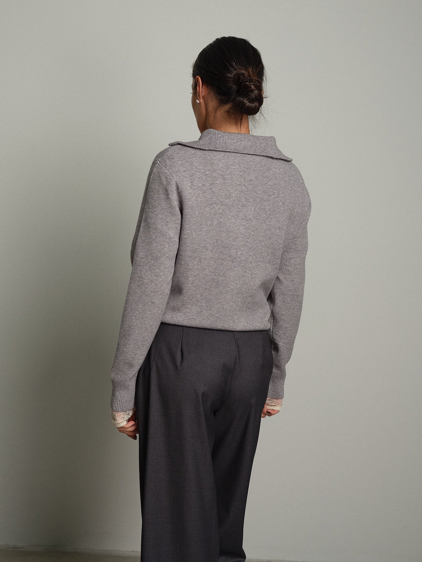 Polo zip costina Grigio VEVE VE428;Polo zip costina Grigio VEVE VE428 — foto 2;Polo zip costina Grigio VEVE VE428 — foto 3;Polo zip costina Grigio VEVE VE428 — foto 4