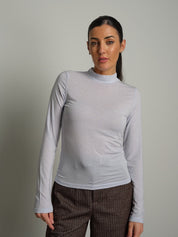 Maglia girocollo misto lana baseball Azzurro VEVE VE440;Maglia girocollo misto lana baseball Azzurro VEVE VE440 — foto 2;Maglia girocollo misto lana baseball Azzurro VEVE VE440 — foto 3