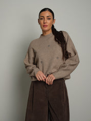 Pullover cabochon Beige Veve VE444;Pullover cabochon Beige Veve VE444 — foto 2;Pullover cabochon Beige Veve VE444 — foto 3;Pullover cabochon Beige Veve VE444 — foto 4;Pullover cabochon Beige Veve VE444 — foto 5