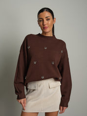Pullover cabochon Moro Veve VE444;Pullover cabochon Moro Veve VE444 — foto 2;Pullover cabochon Moro Veve VE444 — foto 3;Pullover cabochon Moro Veve VE444 — foto 4