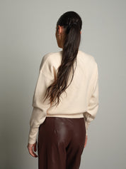 Cardigan orli ecopelle Sabbia VEVE VE447;Cardigan orli ecopelle Sabbia VEVE VE447 — foto 2;Cardigan orli ecopelle Sabbia VEVE VE447 — foto 3