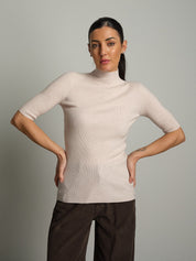 Pull collo cratere manica corta Beige VEVE VE448;Pull collo cratere manica corta Beige VEVE VE448 — foto 2;Pull collo cratere manica corta Beige VEVE VE448 — foto 3;Pull collo cratere manica corta Beige VEVE VE448 — foto 4;Pull collo cratere manica corta Beige VEVE VE448 — foto 5