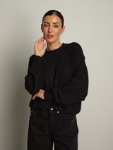 pullover serafino - Nero