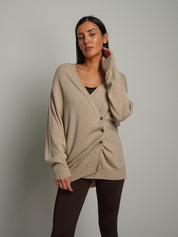 Cardigan lungo scollo V Beige Vicolo 2AC2028;Cardigan lungo scollo V Beige Vicolo 2AC2028 — foto 2;Cardigan lungo scollo V Beige Vicolo 2AC2028 — foto 3;Cardigan lungo scollo V Beige Vicolo 2AC2028 — foto 4;Cardigan lungo scollo V Beige Vicolo 2AC2028 — foto 5