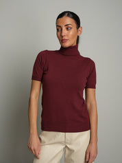 Dolcevita manica corta Bordeaux Vicolo 2AC2053;Dolcevita manica corta Bordeaux Vicolo 2AC2053 — foto 2;Dolcevita manica corta Bordeaux Vicolo 2AC2053 — foto 3;Dolcevita manica corta Bordeaux Vicolo 2AC2053 — foto 4