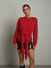 Pullover fascia in vita Rosso Vicolo 2AC2120;Pullover fascia in vita Rosso Vicolo 2AC2120 — foto 2;Pullover fascia in vita Rosso Vicolo 2AC2120 — foto 3;Pullover fascia in vita Rosso Vicolo 2AC2120 — foto 4