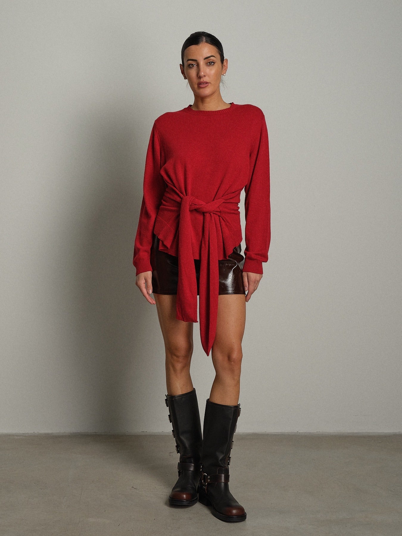 Pullover fascia in vita Rosso Vicolo 2AC2120;Pullover fascia in vita Rosso Vicolo 2AC2120 — foto 2;Pullover fascia in vita Rosso Vicolo 2AC2120 — foto 3;Pullover fascia in vita Rosso Vicolo 2AC2120 — foto 4