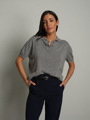 Polo in maglia manica corta Grigio Vicolo 2AC2144;Polo in maglia manica corta Grigio Vicolo 2AC2144 — foto 2;Polo in maglia manica corta Grigio Vicolo 2AC2144 — foto 3;Polo in maglia manica corta Grigio Vicolo 2AC2144 — foto 4;Polo in maglia manica corta Grigio Vicolo 2AC2144 — foto 5