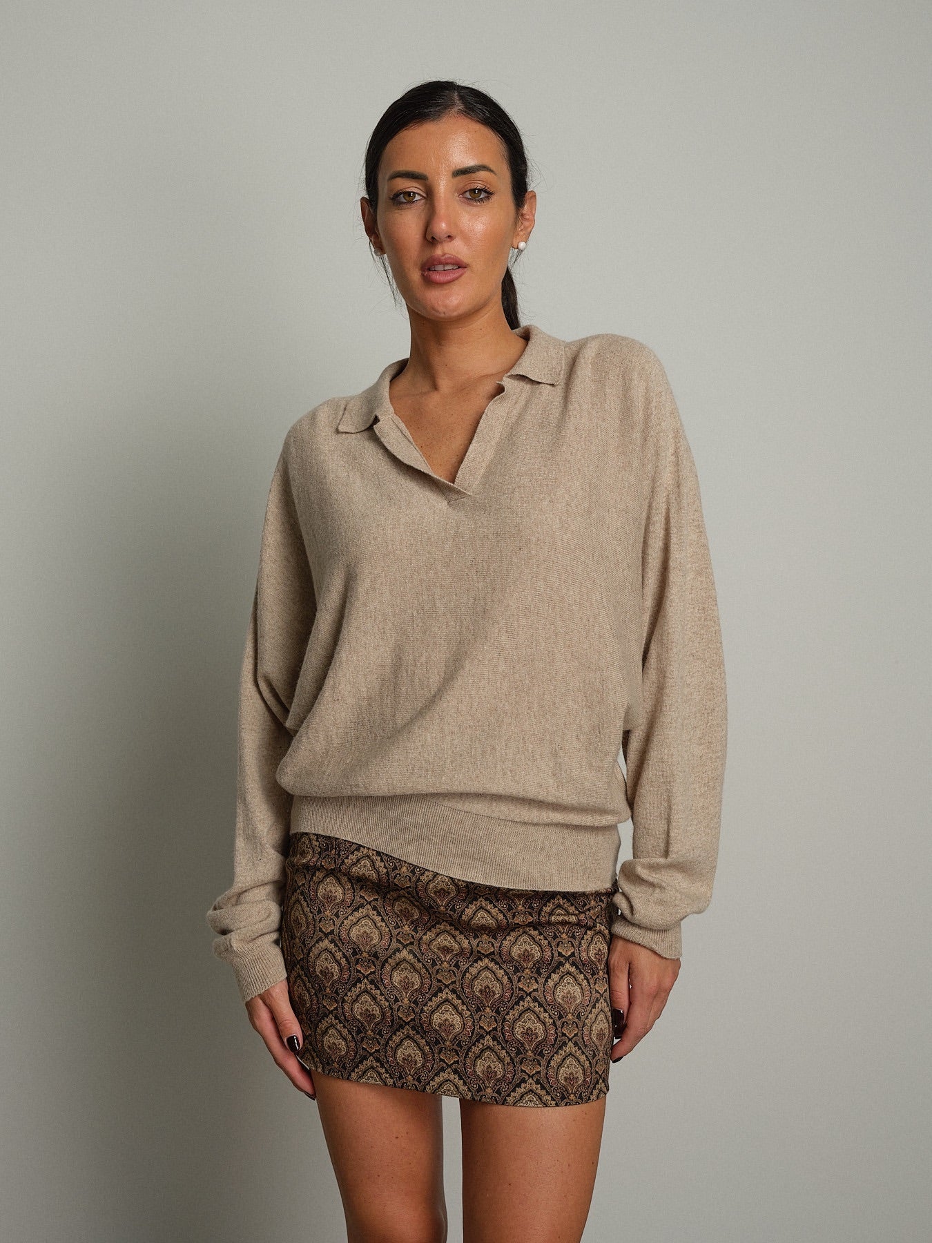 polo in maglia bestseller Beige Vicolo 2AC2168;polo in maglia bestseller Beige Vicolo 2AC2168 — foto 2;polo in maglia bestseller Beige Vicolo 2AC2168 — foto 3;polo in maglia bestseller Beige Vicolo 2AC2168 — foto 4