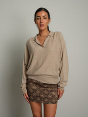 polo in maglia bestseller Beige Vicolo 2AC2168;polo in maglia bestseller Beige Vicolo 2AC2168 — foto 2;polo in maglia bestseller Beige Vicolo 2AC2168 — foto 3;polo in maglia bestseller Beige Vicolo 2AC2168 — foto 4