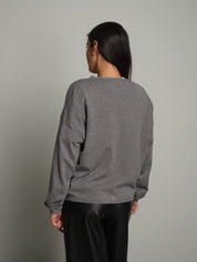 Cardigan due bottoni Grigio Vicolo 2AC2172;Cardigan due bottoni Grigio Vicolo 2AC2172 — foto 2;Cardigan due bottoni Grigio Vicolo 2AC2172 — foto 3;Cardigan due bottoni Grigio Vicolo 2AC2172 — foto 4