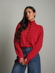 Cardigan bottoni Rosso Vicolo 2AC2175;Cardigan bottoni Rosso Vicolo 2AC2175 — foto 2;Cardigan bottoni Rosso Vicolo 2AC2175 — foto 3;Cardigan bottoni Rosso Vicolo 2AC2175 — foto 4