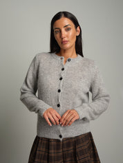 Cardigan bottoni Grigio-perla Vicolo 5AC5014;Cardigan bottoni Grigio-perla Vicolo 5AC5014 — foto 2;Cardigan bottoni Grigio-perla Vicolo 5AC5014 — foto 3