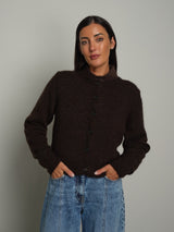cardigan bottoni - moro