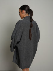 Cardigan maxi Antracite Vicolo 5AC5105;Cardigan maxi Antracite Vicolo 5AC5105 — foto 2;Cardigan maxi Antracite Vicolo 5AC5105 — foto 3;Cardigan maxi Antracite Vicolo 5AC5105 — foto 4;Cardigan maxi Antracite Vicolo 5AC5105 — foto 5