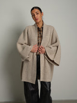 Cardigan maxi - Beige