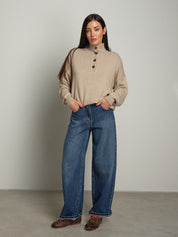 Maglione collo alto bottoni Beige Vicolo 7AC7005;Maglione collo alto bottoni Beige Vicolo 7AC7005 — foto 2;Maglione collo alto bottoni Beige Vicolo 7AC7005 — foto 3;Maglione collo alto bottoni Beige Vicolo 7AC7005 — foto 4;Maglione collo alto bottoni Beige Vicolo 7AC7005 — foto 5;Maglione collo alto bottoni Beige Vicolo 7AC7005 — foto 6;Maglione collo alto bottoni Beige Vicolo 7AC7005 — foto 7