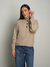 Maglione collo alto bottoni Beige Vicolo 7AC7005;Maglione collo alto bottoni Beige Vicolo 7AC7005 — foto 2;Maglione collo alto bottoni Beige Vicolo 7AC7005 — foto 3;Maglione collo alto bottoni Beige Vicolo 7AC7005 — foto 4;Maglione collo alto bottoni Beige Vicolo 7AC7005 — foto 5;Maglione collo alto bottoni Beige Vicolo 7AC7005 — foto 6;Maglione collo alto bottoni Beige Vicolo 7AC7005 — foto 7