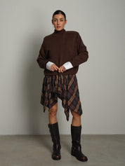 Pullover collo cratere cuciture Moro Vicolo 7AC7053;Pullover collo cratere cuciture Moro Vicolo 7AC7053 — foto 2;Pullover collo cratere cuciture Moro Vicolo 7AC7053 — foto 3;Pullover collo cratere cuciture Moro Vicolo 7AC7053 — foto 4