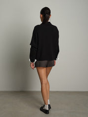 Pullover collo cratere cuciture Nero Vicolo 7AC7053;Pullover collo cratere cuciture Nero Vicolo 7AC7053 — foto 2;Pullover collo cratere cuciture Nero Vicolo 7AC7053 — foto 3;Pullover collo cratere cuciture Nero Vicolo 7AC7053 — foto 4;Pullover collo cratere cuciture Nero Vicolo 7AC7053 — foto 5;Pullover collo cratere cuciture Nero Vicolo 7AC7053 — foto 6