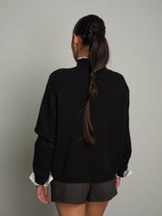 Pullover collo cratere cuciture Nero Vicolo 7AC7053;Pullover collo cratere cuciture Nero Vicolo 7AC7053 — foto 2;Pullover collo cratere cuciture Nero Vicolo 7AC7053 — foto 3;Pullover collo cratere cuciture Nero Vicolo 7AC7053 — foto 4;Pullover collo cratere cuciture Nero Vicolo 7AC7053 — foto 5;Pullover collo cratere cuciture Nero Vicolo 7AC7053 — foto 6