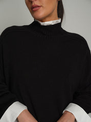 Pullover collo cratere cuciture Nero Vicolo 7AC7053;Pullover collo cratere cuciture Nero Vicolo 7AC7053 — foto 2;Pullover collo cratere cuciture Nero Vicolo 7AC7053 — foto 3;Pullover collo cratere cuciture Nero Vicolo 7AC7053 — foto 4;Pullover collo cratere cuciture Nero Vicolo 7AC7053 — foto 5;Pullover collo cratere cuciture Nero Vicolo 7AC7053 — foto 6