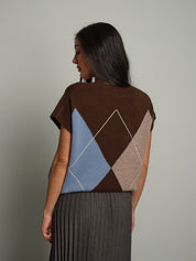 Gilet rombi lana Moro Vicolo 7AC7058;Gilet rombi lana Moro Vicolo 7AC7058 — foto 2;Gilet rombi lana Moro Vicolo 7AC7058 — foto 3;Gilet rombi lana Moro Vicolo 7AC7058 — foto 4;Gilet rombi lana Moro Vicolo 7AC7058 — foto 5