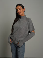 Pullover manicotto Grigio Vicolo 7AC7190;Pullover manicotto Grigio Vicolo 7AC7190 — foto 2;Pullover manicotto Grigio Vicolo 7AC7190 — foto 3;Pullover manicotto Grigio Vicolo 7AC7190 — foto 4