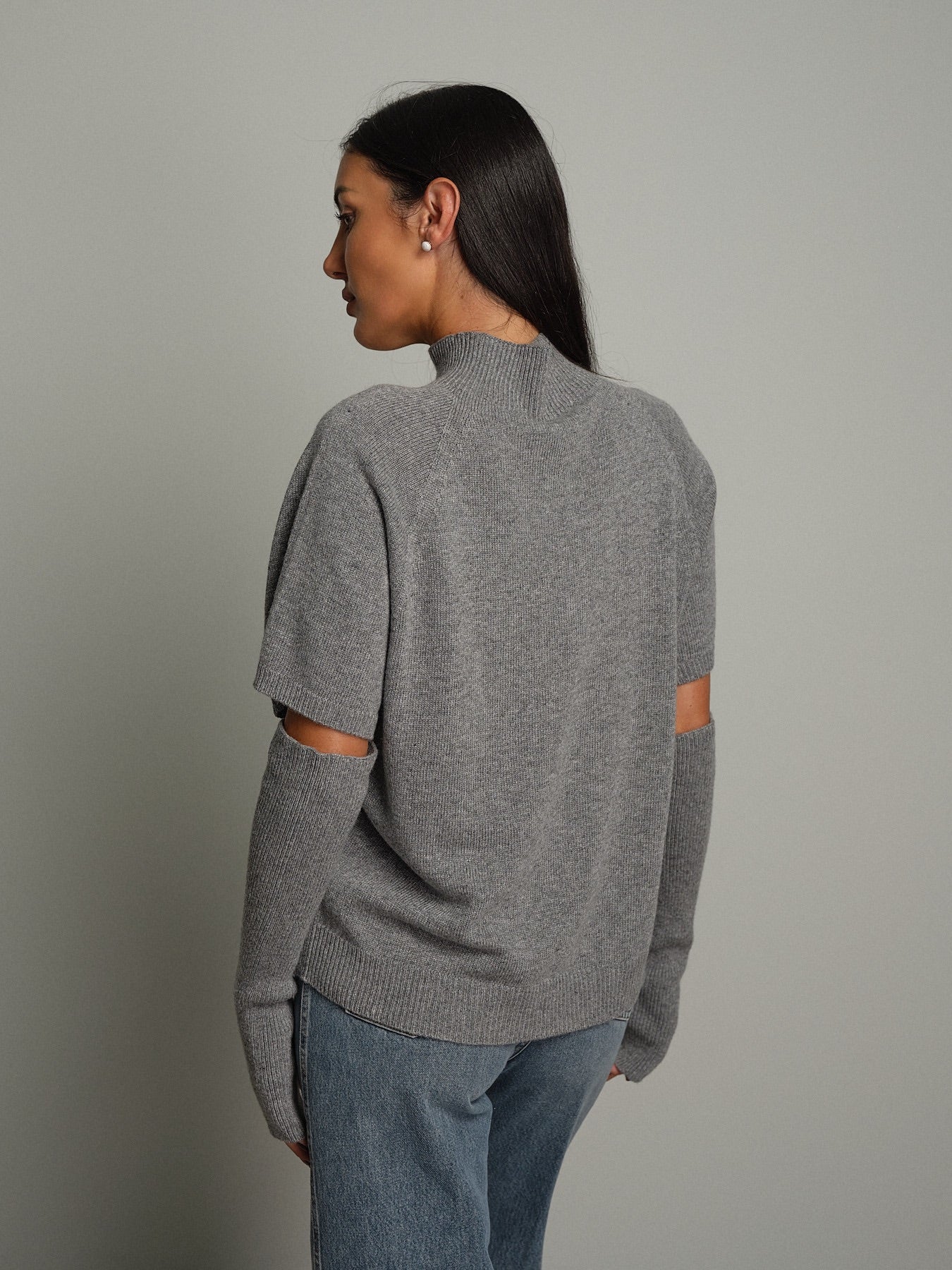 Pullover manicotto Grigio Vicolo 7AC7190;Pullover manicotto Grigio Vicolo 7AC7190 — foto 2;Pullover manicotto Grigio Vicolo 7AC7190 — foto 3;Pullover manicotto Grigio Vicolo 7AC7190 — foto 4