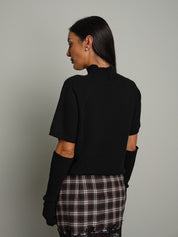 Pullover manicotto Nero Vicolo 7AC7190;Pullover manicotto Nero Vicolo 7AC7190 — foto 2;Pullover manicotto Nero Vicolo 7AC7190 — foto 3;Pullover manicotto Nero Vicolo 7AC7190 — foto 4;Pullover manicotto Nero Vicolo 7AC7190 — foto 5