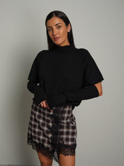 Pullover manicotto Nero Vicolo 7AC7190;Pullover manicotto Nero Vicolo 7AC7190 — foto 2;Pullover manicotto Nero Vicolo 7AC7190 — foto 3;Pullover manicotto Nero Vicolo 7AC7190 — foto 4;Pullover manicotto Nero Vicolo 7AC7190 — foto 5
