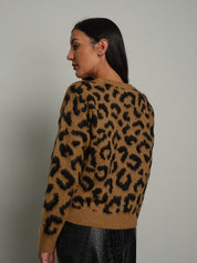 Pullover maculato Beige Vicolo 7AC7200;Pullover maculato Beige Vicolo 7AC7200 — foto 2;Pullover maculato Beige Vicolo 7AC7200 — foto 3;Pullover maculato Beige Vicolo 7AC7200 — foto 4