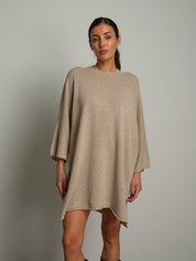 Abito in maglia pipistrello Beige Vicolo 7HC7195;Abito in maglia pipistrello Beige Vicolo 7HC7195 — foto 2;Abito in maglia pipistrello Beige Vicolo 7HC7195 — foto 3;Abito in maglia pipistrello Beige Vicolo 7HC7195 — foto 4;Abito in maglia pipistrello Beige Vicolo 7HC7195 — foto 5
