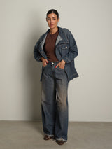jeans maite lavaggio scuro - Blu