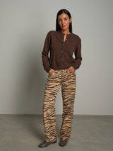 Jeans zebrato - moro
