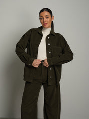 Camicia Clotilde rocciatore Verde-militare Vicolo DAC5306;Camicia Clotilde rocciatore Verde-militare Vicolo DAC5306 — foto 2;Camicia Clotilde rocciatore Verde-militare Vicolo DAC5306 — foto 3;Camicia Clotilde rocciatore Verde-militare Vicolo DAC5306 — foto 4;Camicia Clotilde rocciatore Verde-militare Vicolo DAC5306 — foto 5