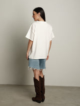 T-shirt sardina frontale - Bianco ottico