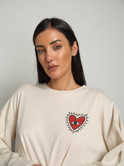 Maglia cuore e tigri Crema Vicolo RAC0128;Maglia cuore e tigri Crema Vicolo RAC0128 — foto 2;Maglia cuore e tigri Crema Vicolo RAC0128 — foto 3;Maglia cuore e tigri Crema Vicolo RAC0128 — foto 4;Maglia cuore e tigri Crema Vicolo RAC0128 — foto 5;Maglia cuore e tigri Crema Vicolo RAC0128 — foto 6